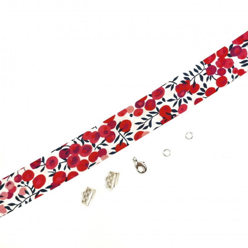 Kit bracelet Liberty Wiltshire rouge